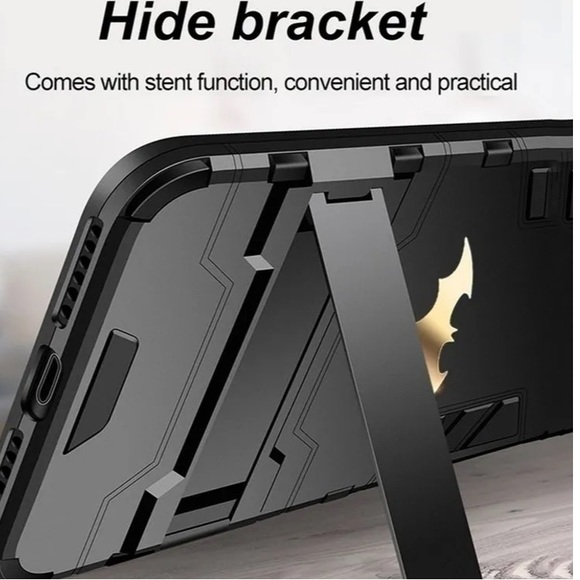 Blue Batman iPhone 11 case with bracket to stand your phone up - Picture 2 of 3